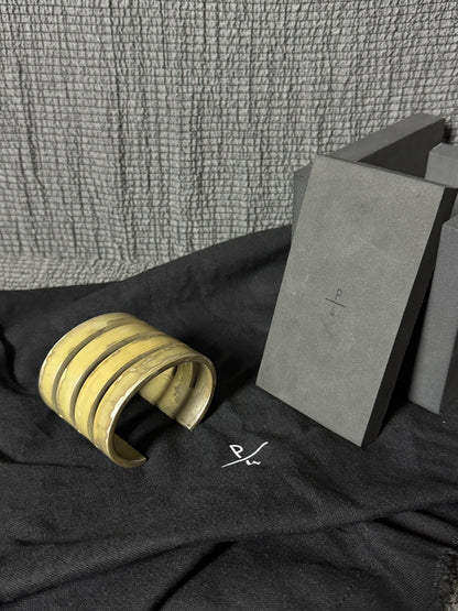 acid silver hollow bracelet by parts of four