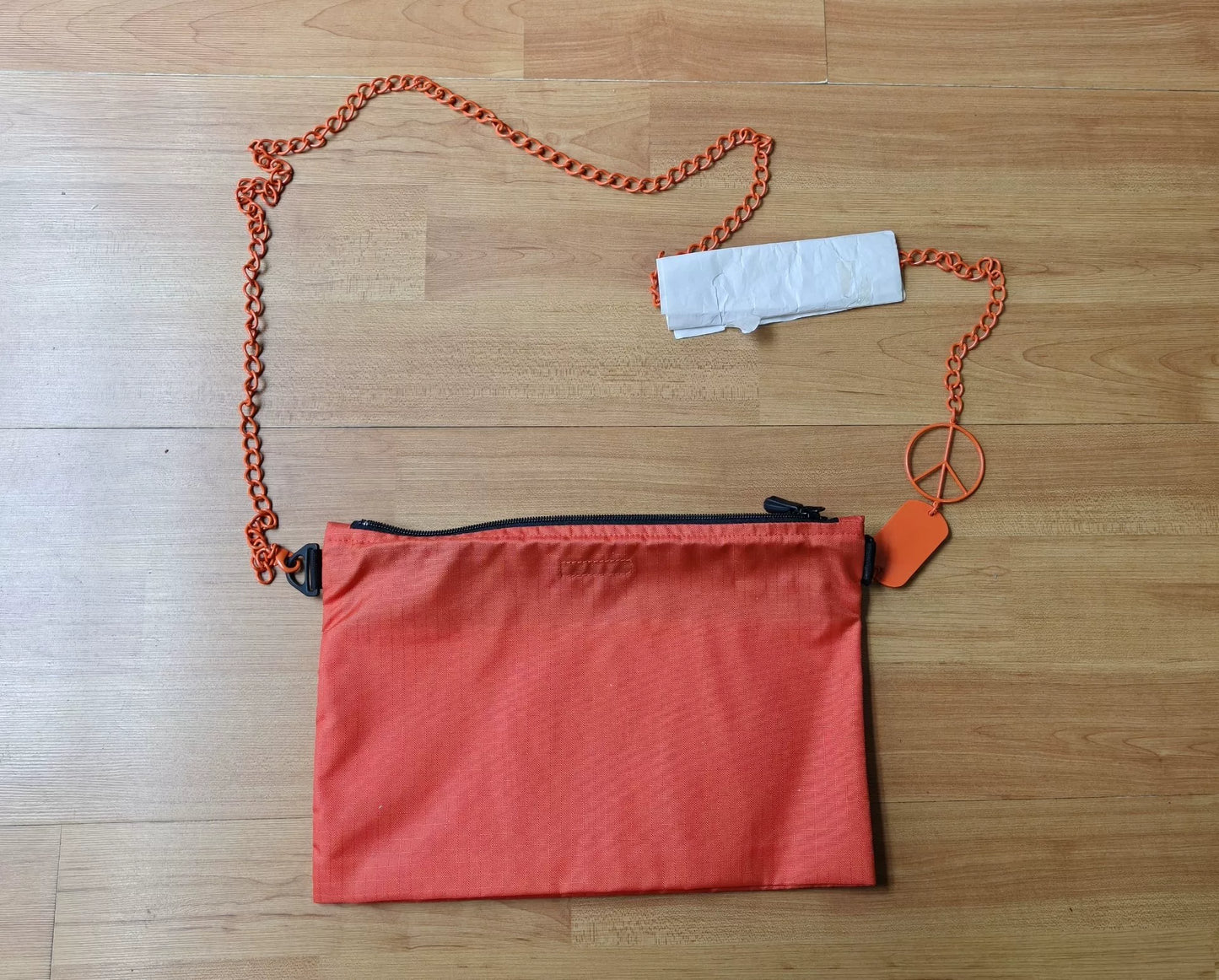 kapital outdoor shoulder bag with chain