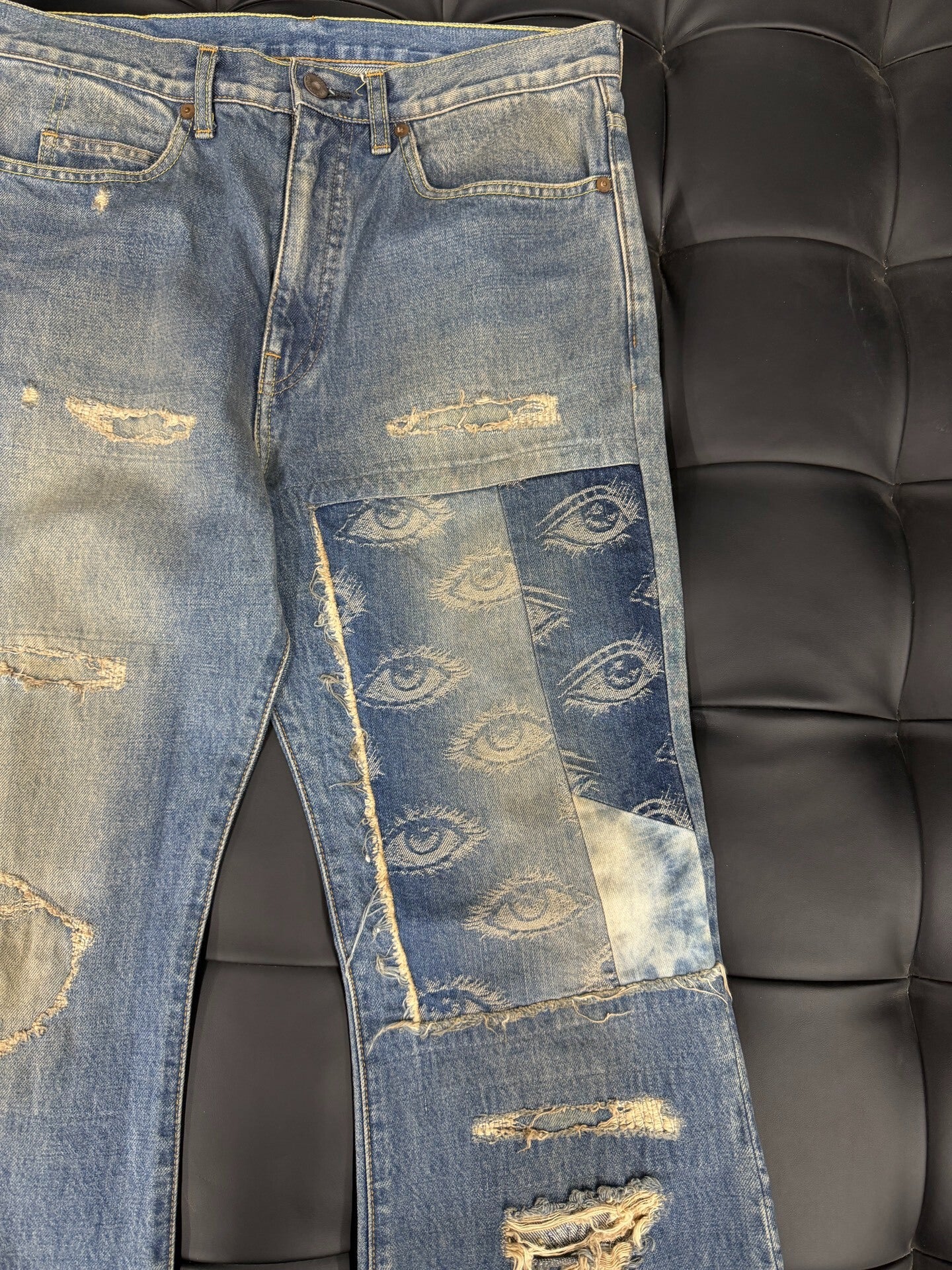 Kapital 24AW Printed Denim Jeans