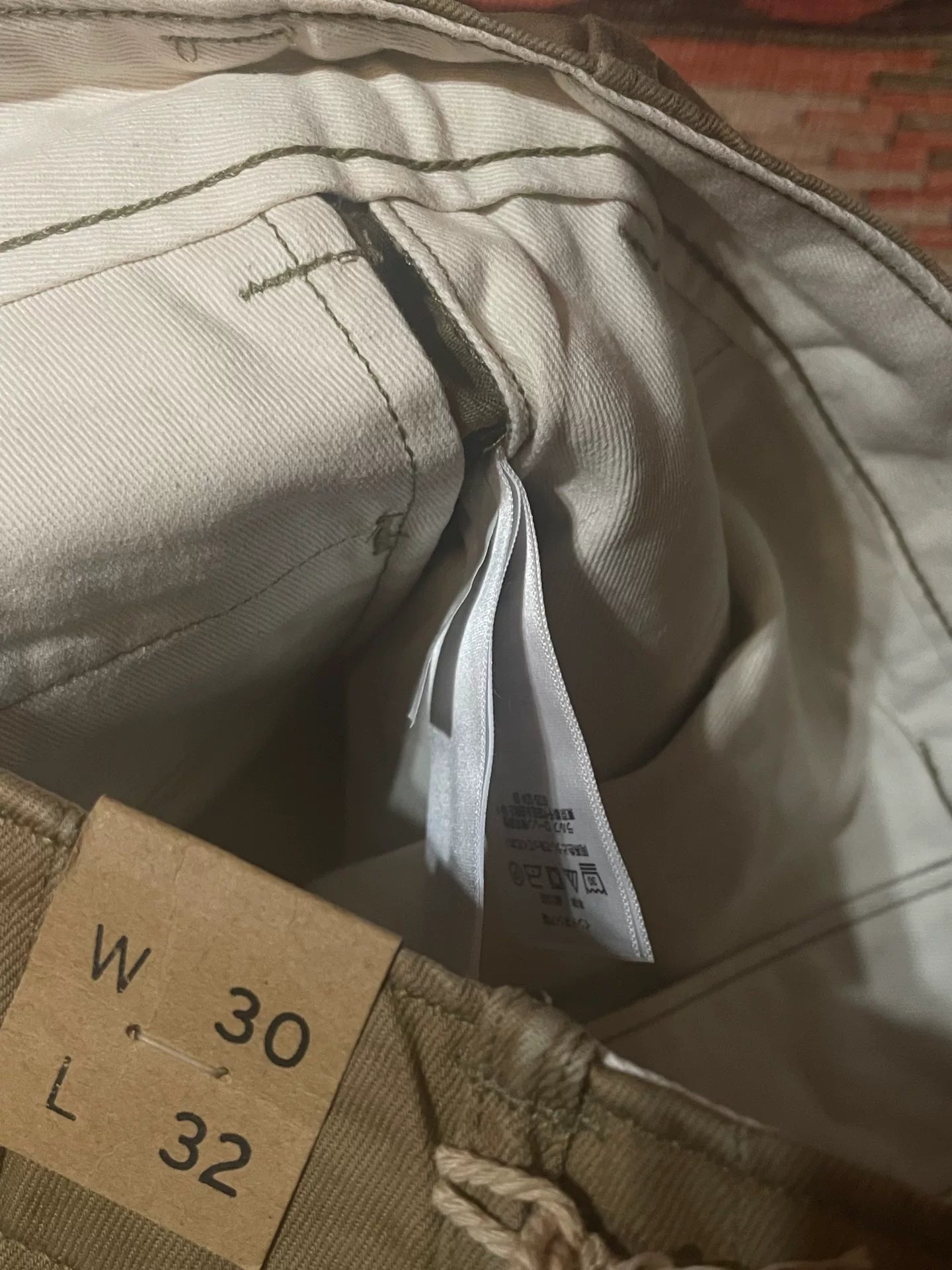 RRL Vintage Beige Officer Pants 30.32