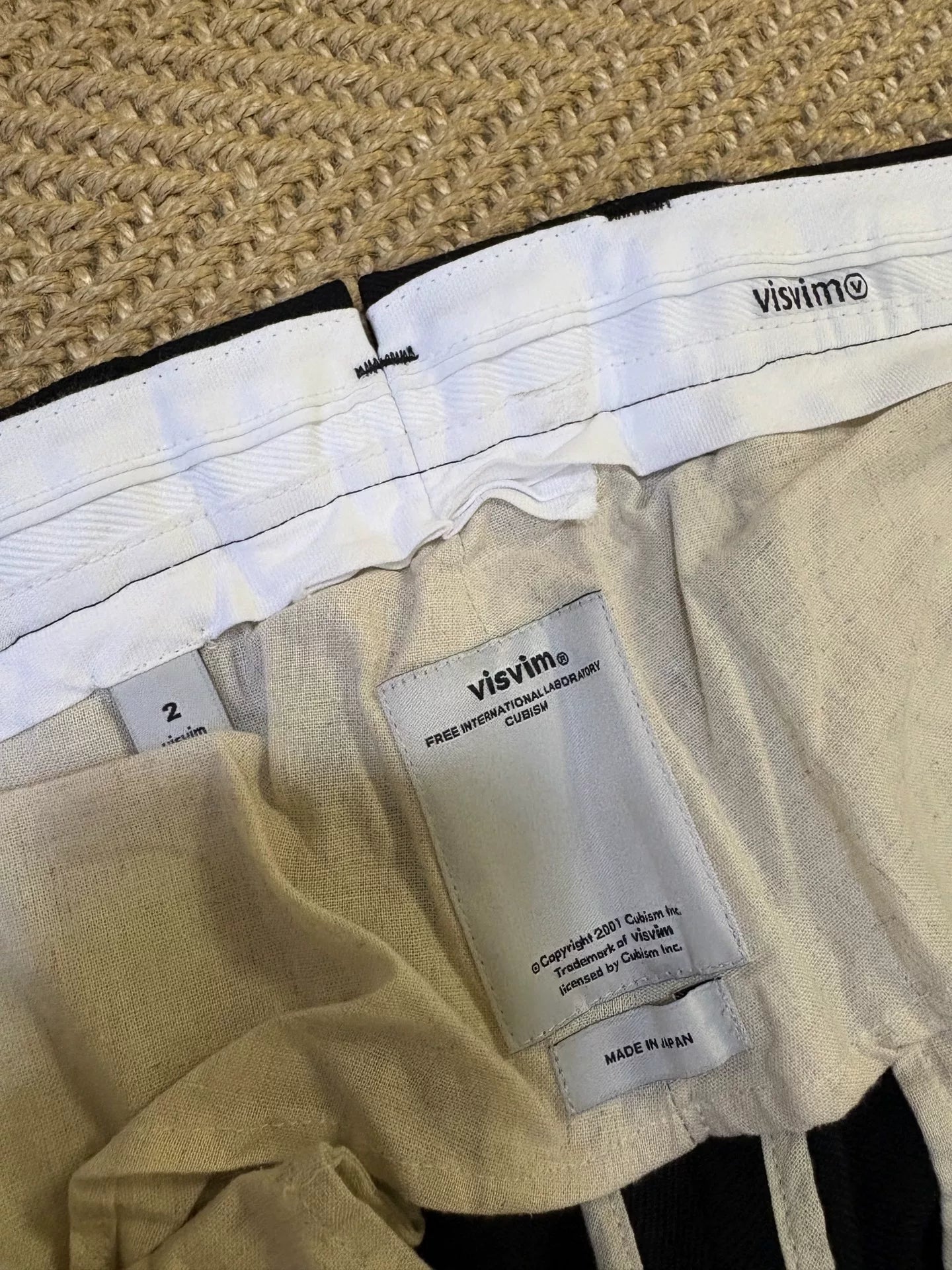 VISVIM HIGH-WATER SLACKS (WOOL)