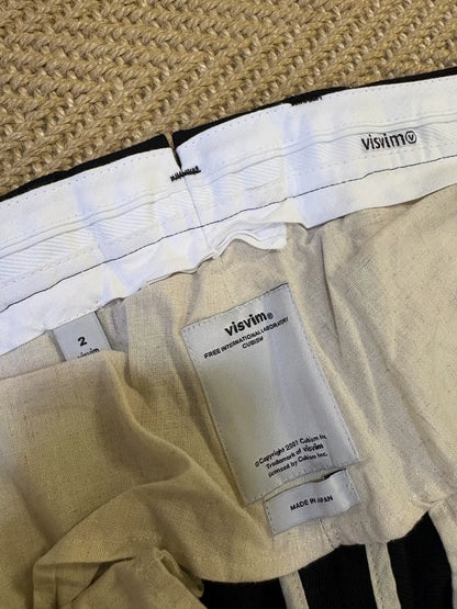 VISVIM HIGH-WATER SLACKS (WOOL)