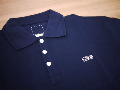 visvim 21ss jumbo weller navy polo shirt