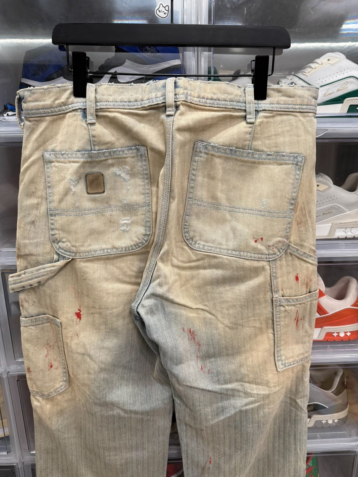 Enfants Riches Deprimes ERD Bloodstain Stripe Cargo Pants