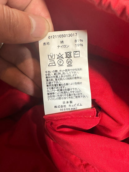 visvim minto hunting jacket in watermelon red
