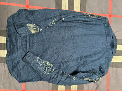 Kapital Men's Blue Dye Shirt