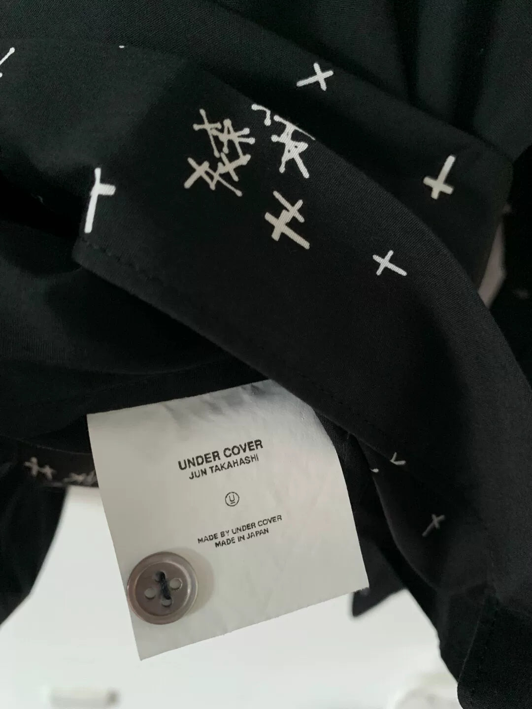 Undercover 02AW Cross Print Shirt