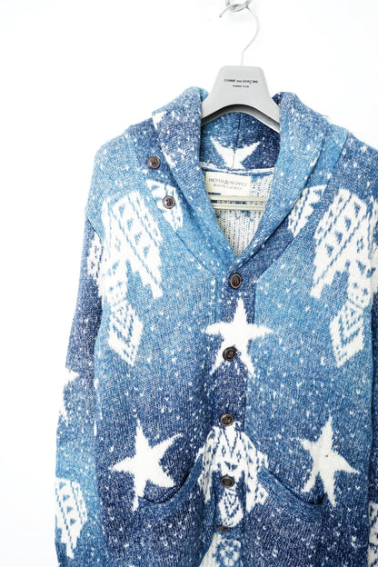 Denim Supply Discharge Knit Thunderbird Cardigan