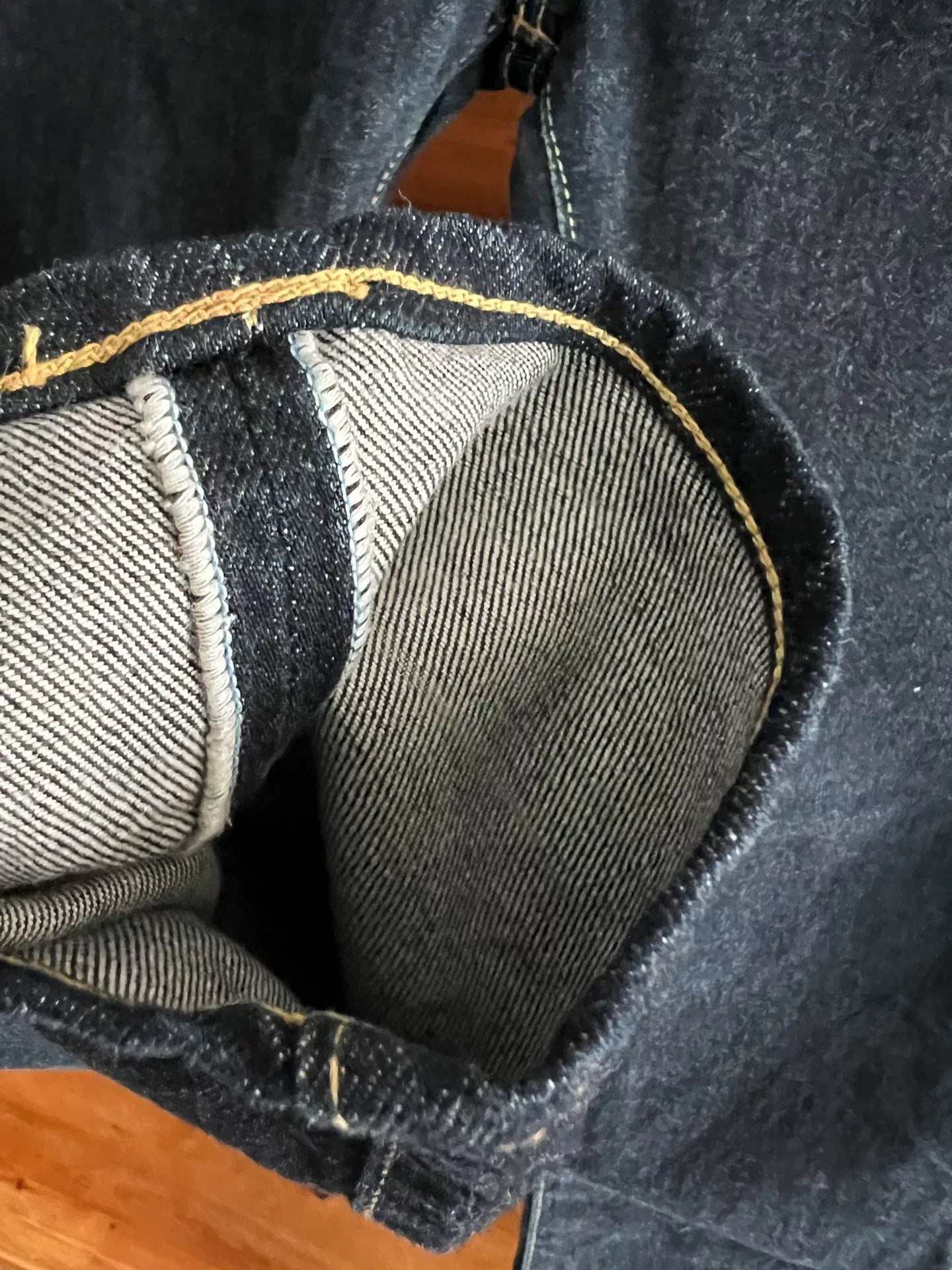 pure blue japan blue denim pants