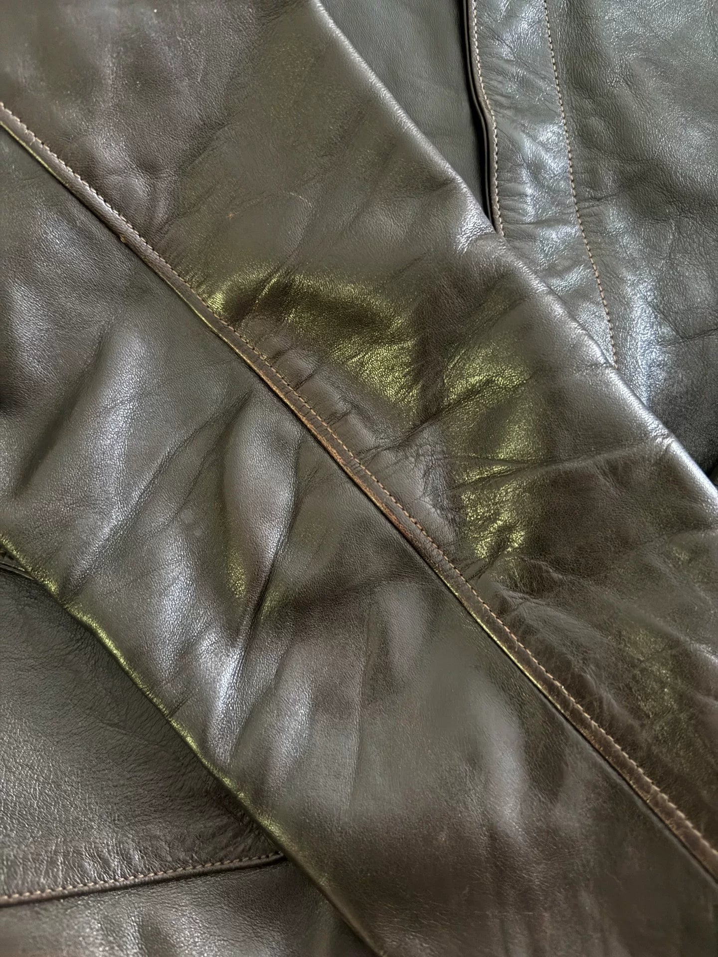 Toys McCoy A2 Flight Jacket in Brown Leather