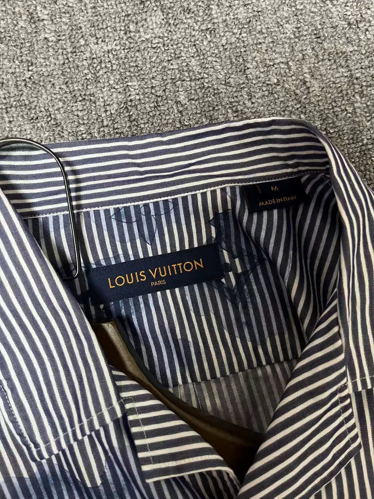 Louis Vuitton Ink Logo Striped Shirt