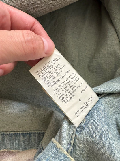 navy denim jacket by A.PRESSE