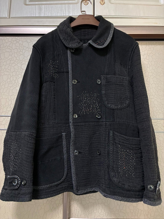 Porter Classic Kendo Sashiko Short Pea Coat