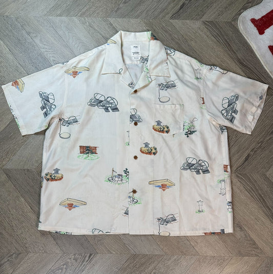 visvim short sleeve garden silk shirt