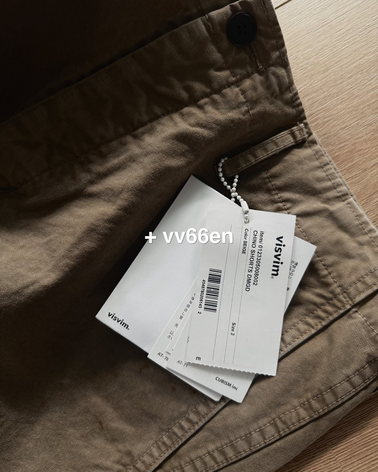 VISVIM 23SS DMGD Chino Shorts