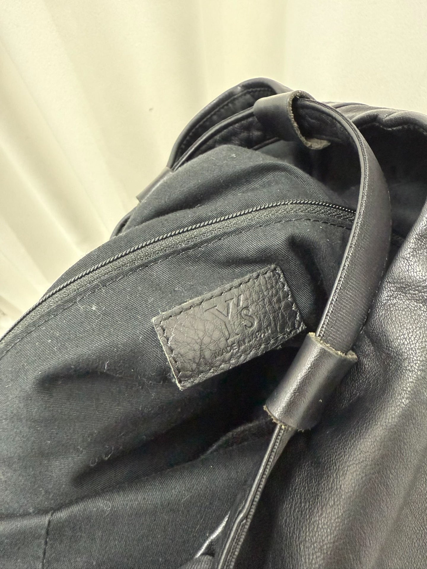 Yohji Yamamoto Y's Leather Bucket Bag