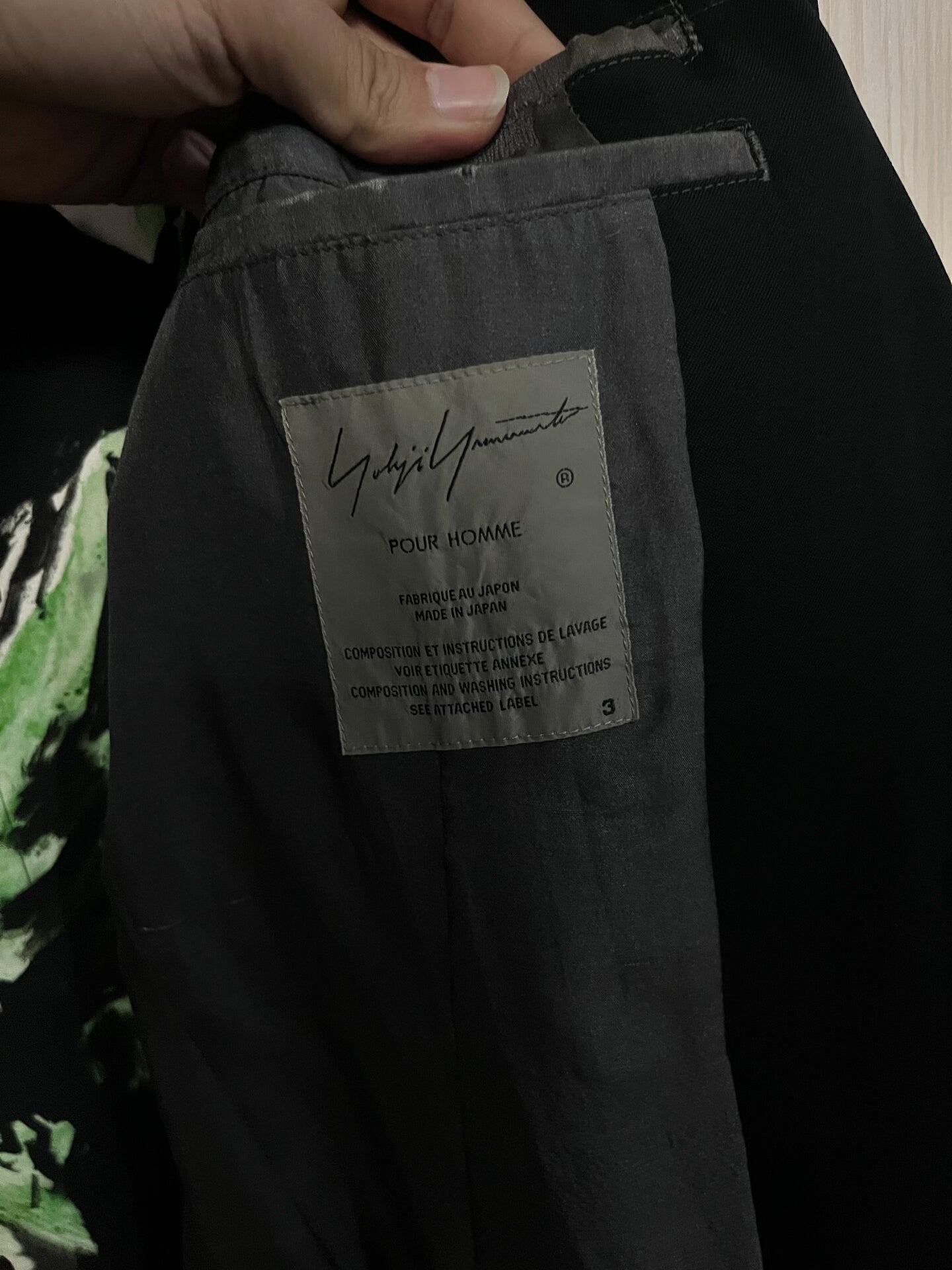 Yohji Yamamoto Twins Suit 17ss