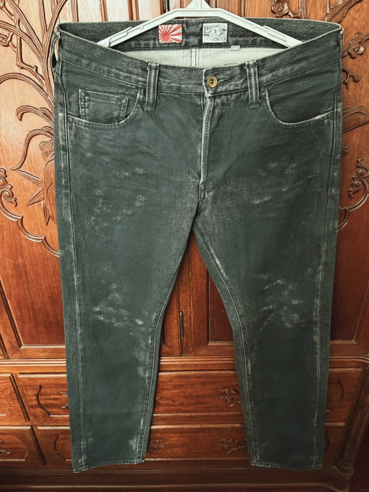 Prps Men's Black Jeans Deer Hunter W32