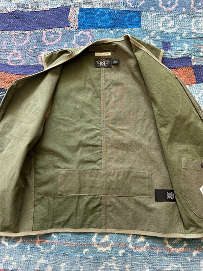 rrl vintage canvas patchwork vest