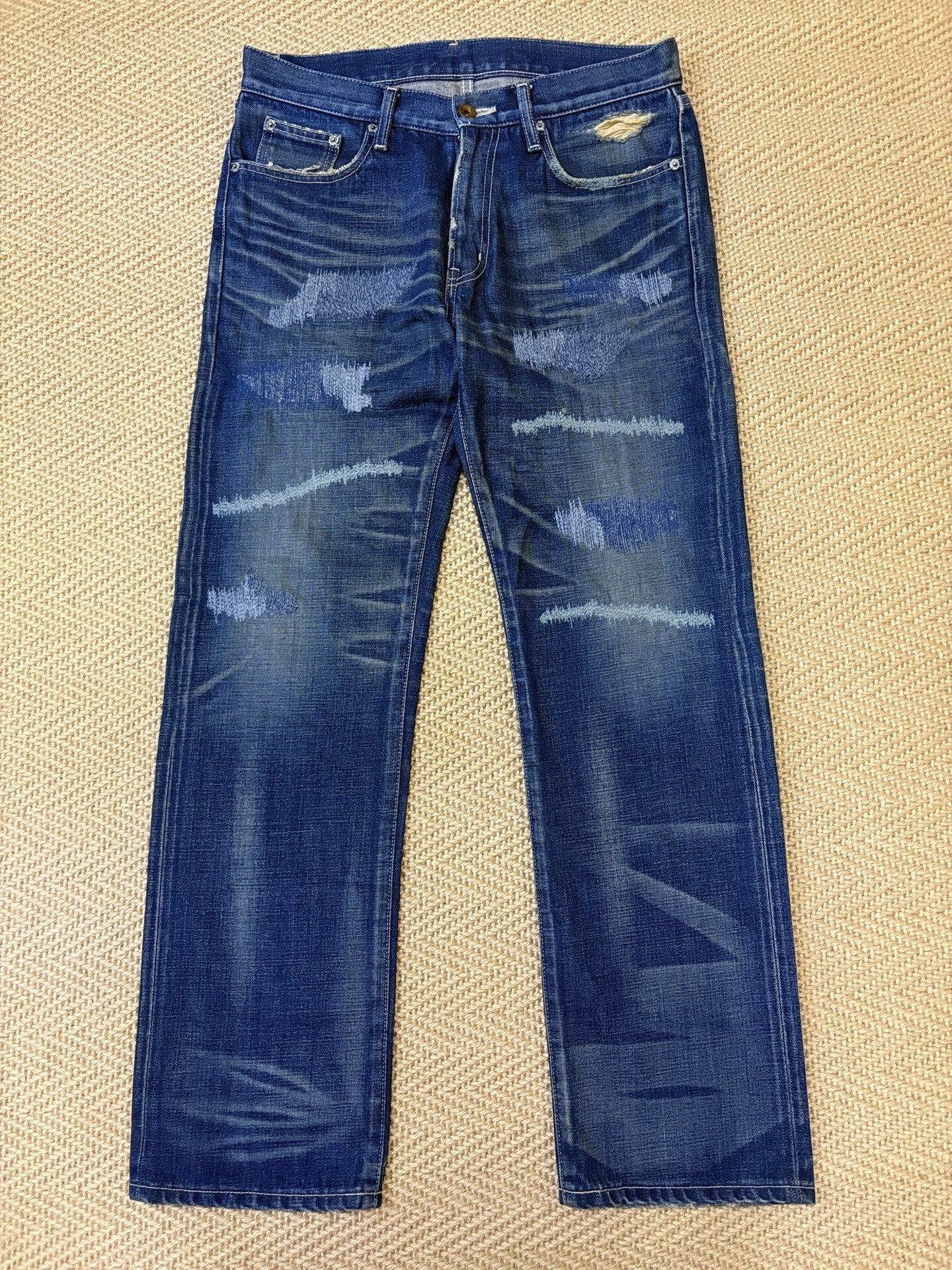 Neighborhood 07 SCAB Distressed Denim Jeans