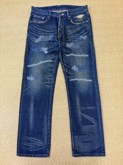 Neighborhood 07 SCAB Distressed Denim Jeans
