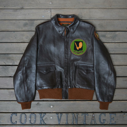 Real McCoy Vintage Painted A2 Flight Jacket