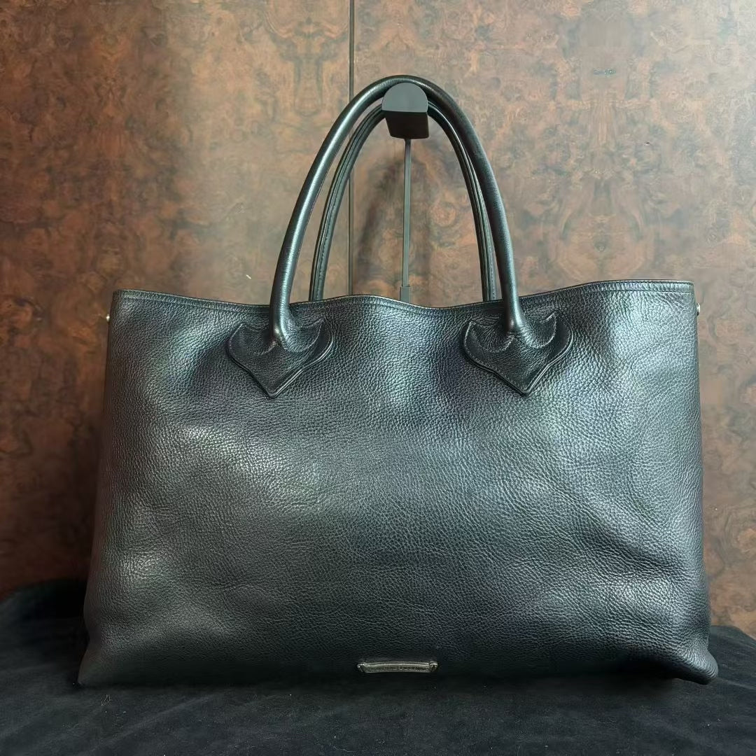 Chrome Hearts Cross Leather Tote Bag