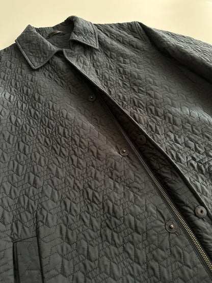 JIL SANDER RAF SIMONS Geometric Pattern Coat