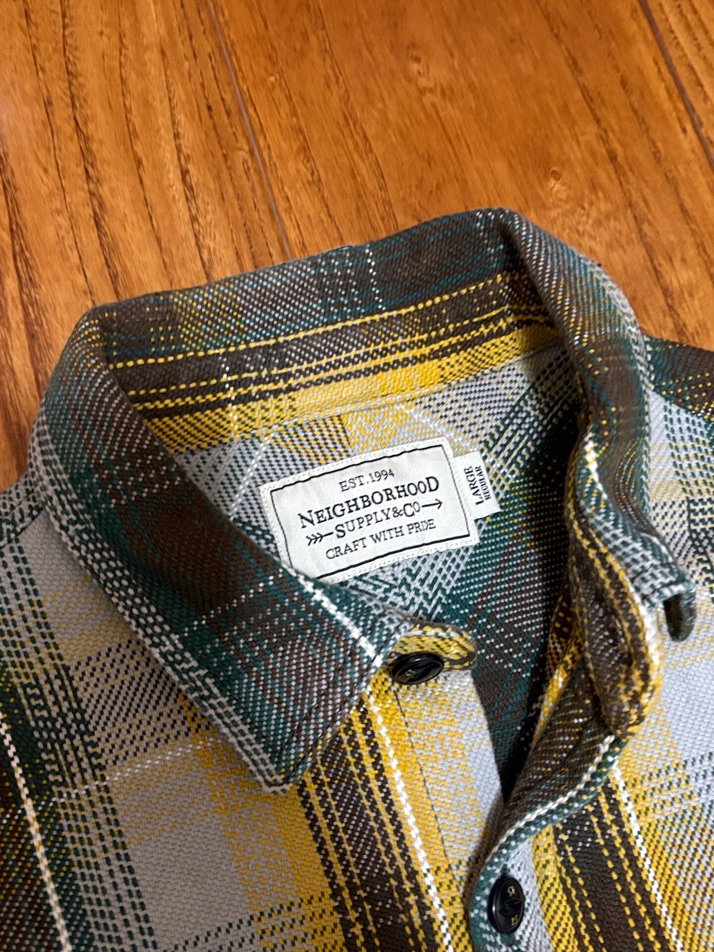 NEIGHBORHOOD CABELLA Checkered LS Shirt