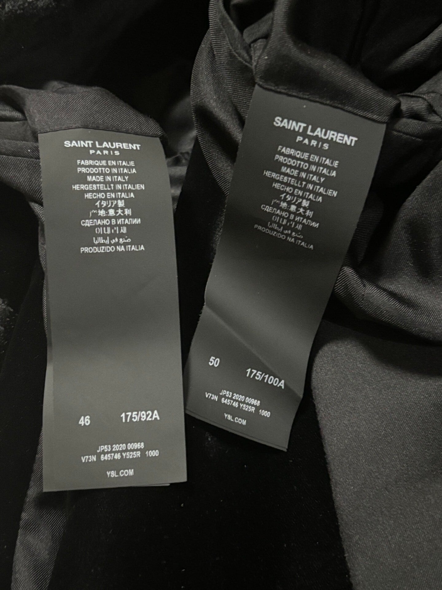 black velvet floral blazer by Saint Laurent