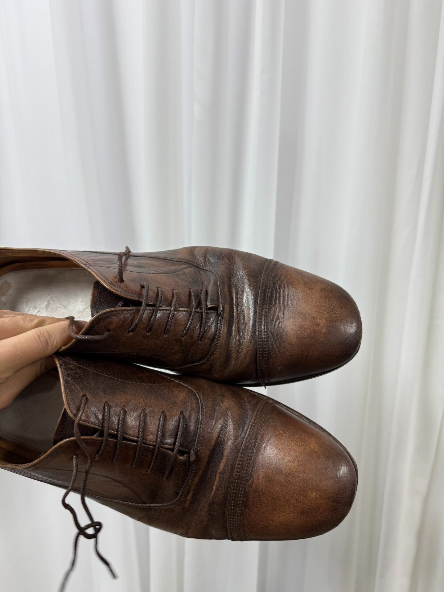 Maison Margiela Brown Derby Shoes