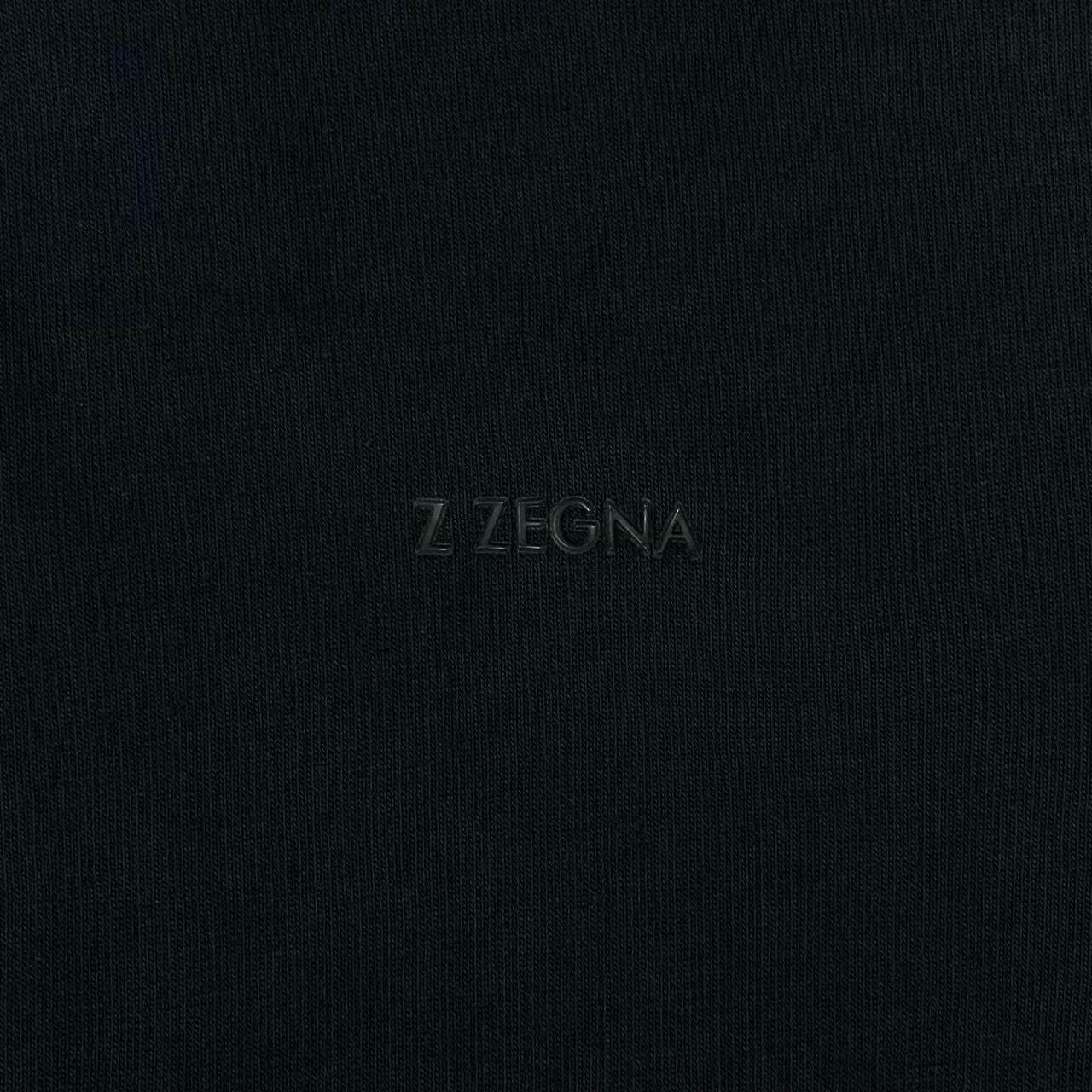 ermenegildo zegna logo zip hoodie jacket