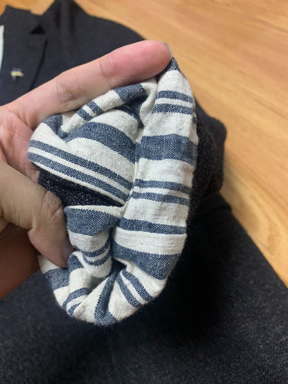 visvim verde tweed blazer in black