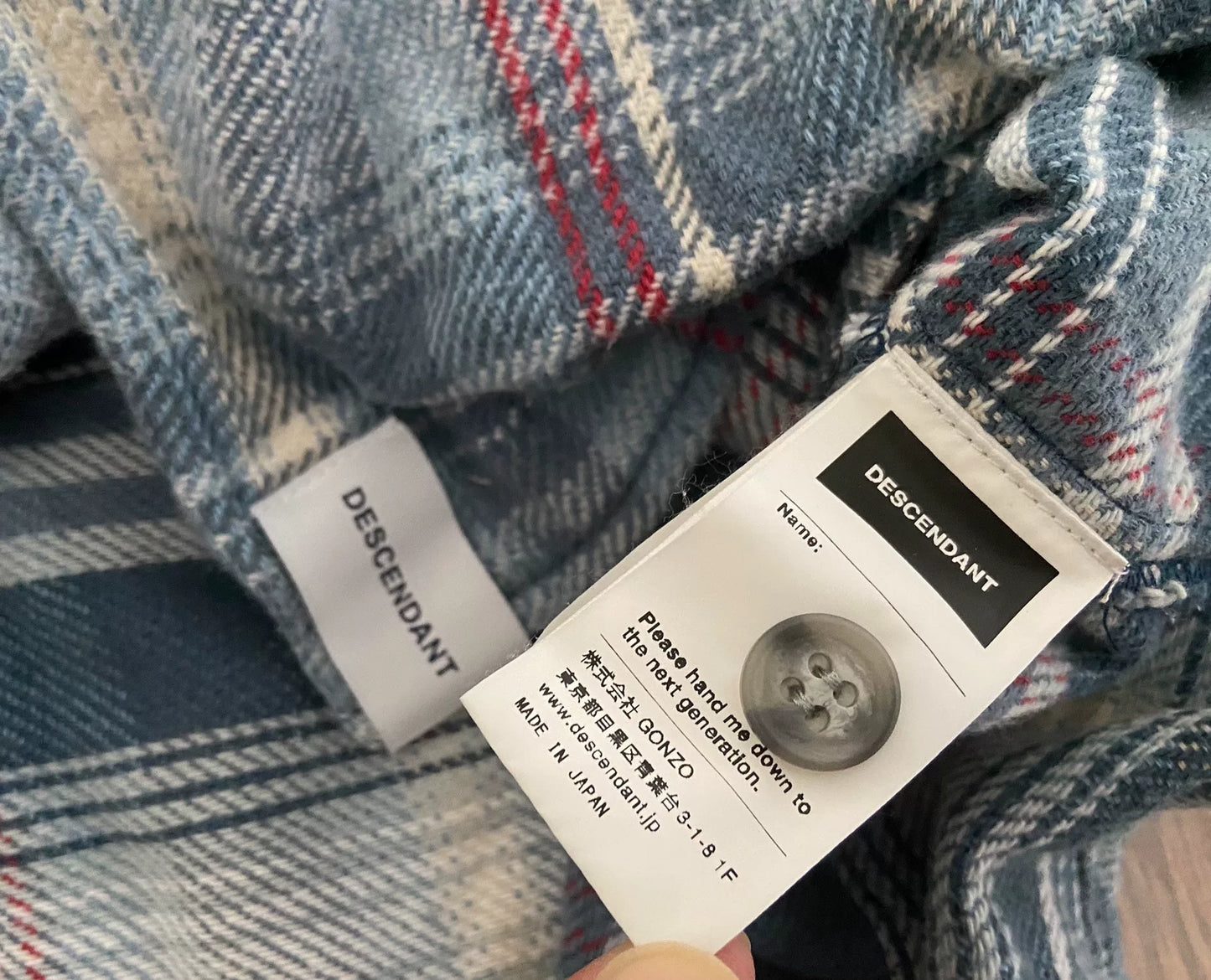 descendant hooded long sleeve shirt