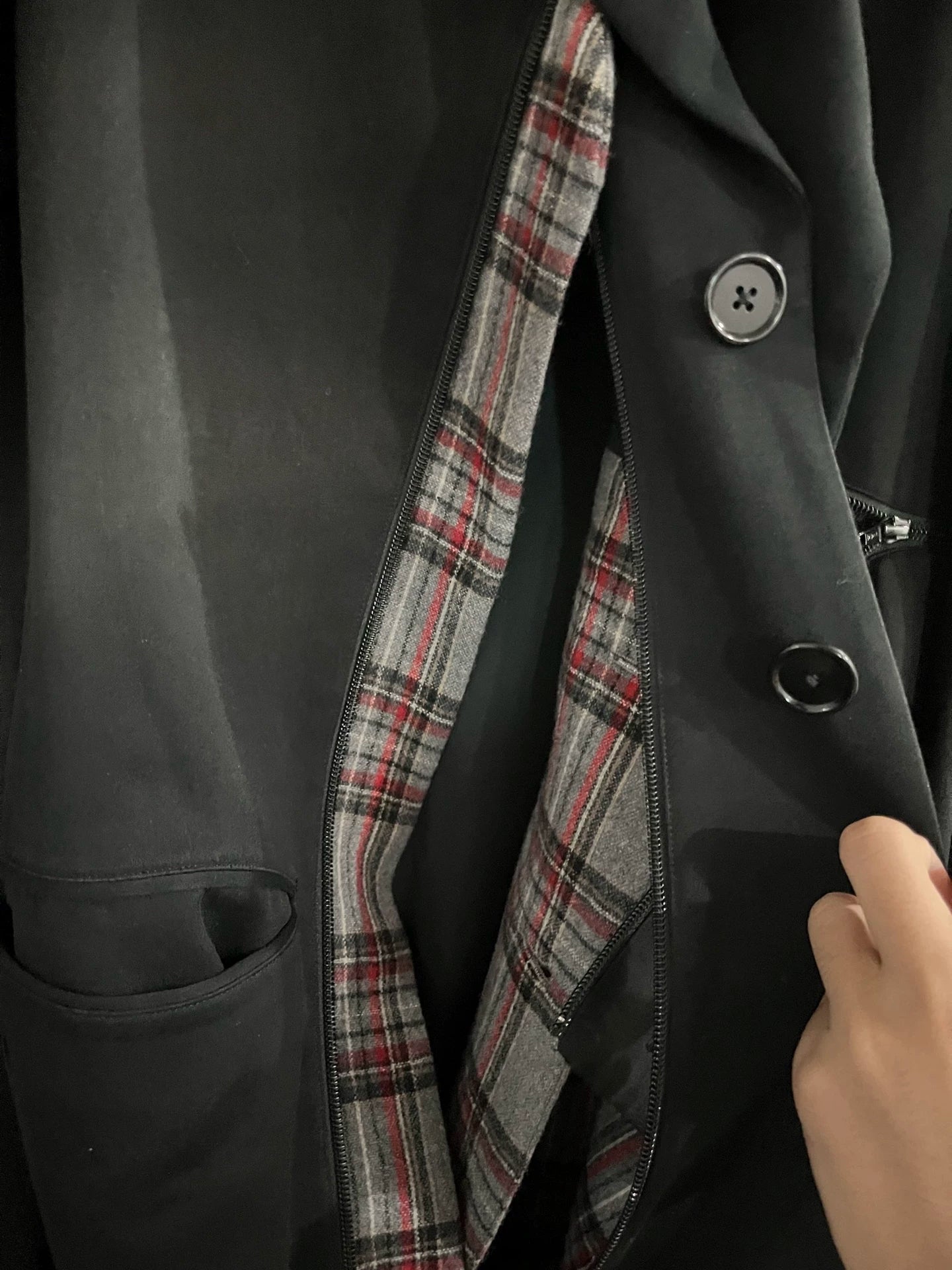 Yohji Yamamoto 08AW Plaid Coat