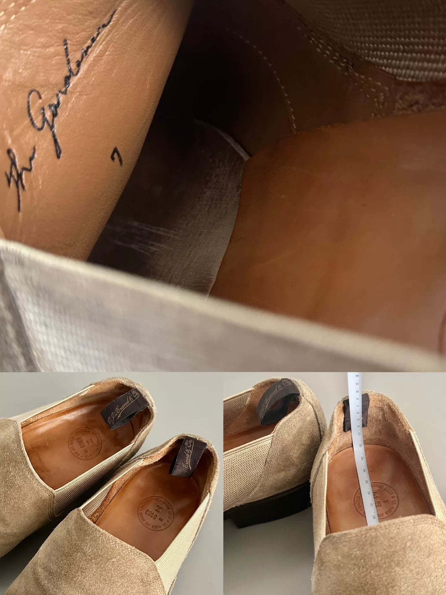 OLD JOE Gardenr Leather Side-Gore Sandals