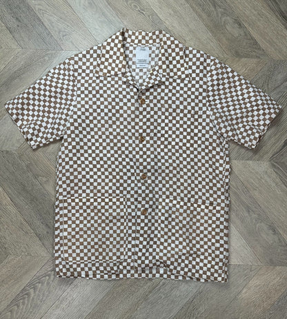 visvim duke checkerboard short sleeve shirt