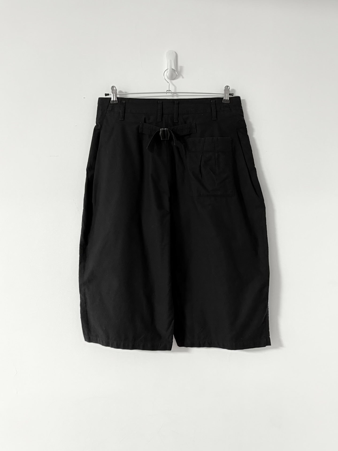 Yohji Yamamoto Asymmetric Cropped Wide-Leg Pants