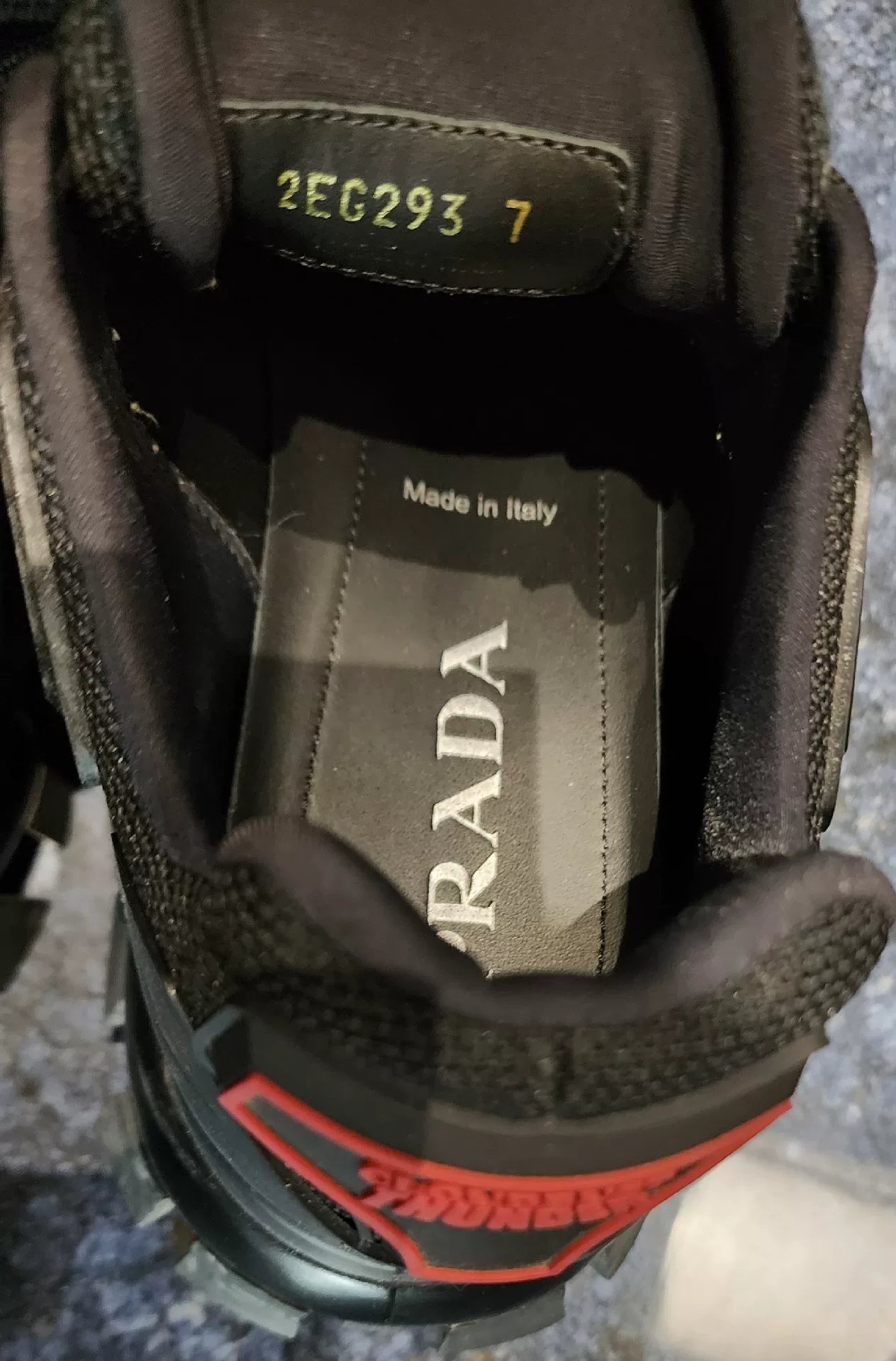 PRADA Men's Platform Casual Robot Shoes