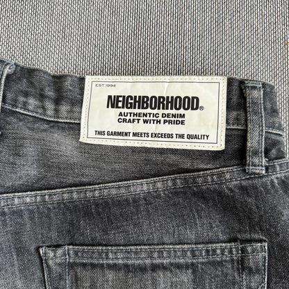 Neighborhood Basic Washed Denim Pants XL