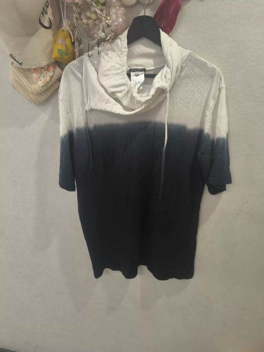 Ann Demeulemeester Tie-Dye Ninja Hood T-shirt