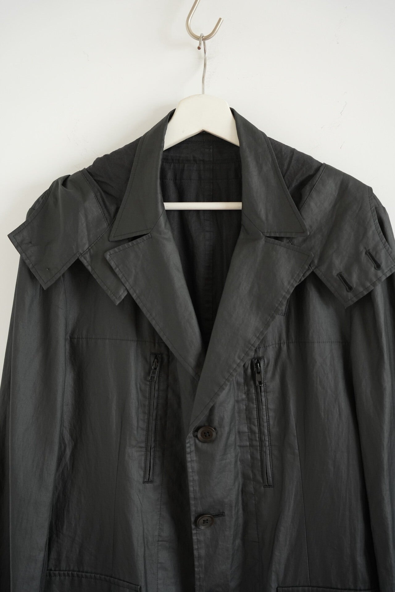 Yohji Yamamoto 08ss Detachable Hood Coat