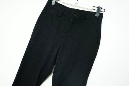 Yohji Yamamoto Button Slim Wool Military Pants