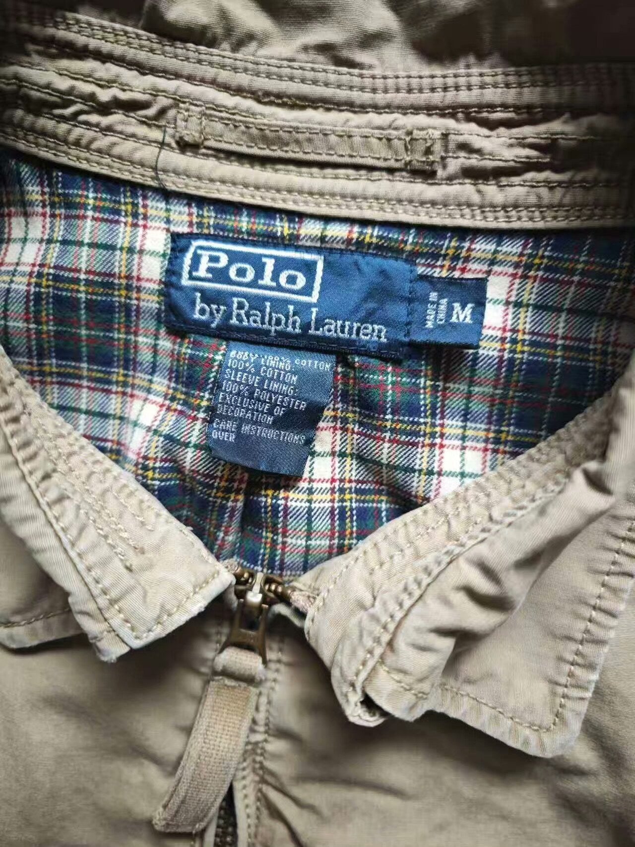 polo ralph lauren harrington jacket in beige