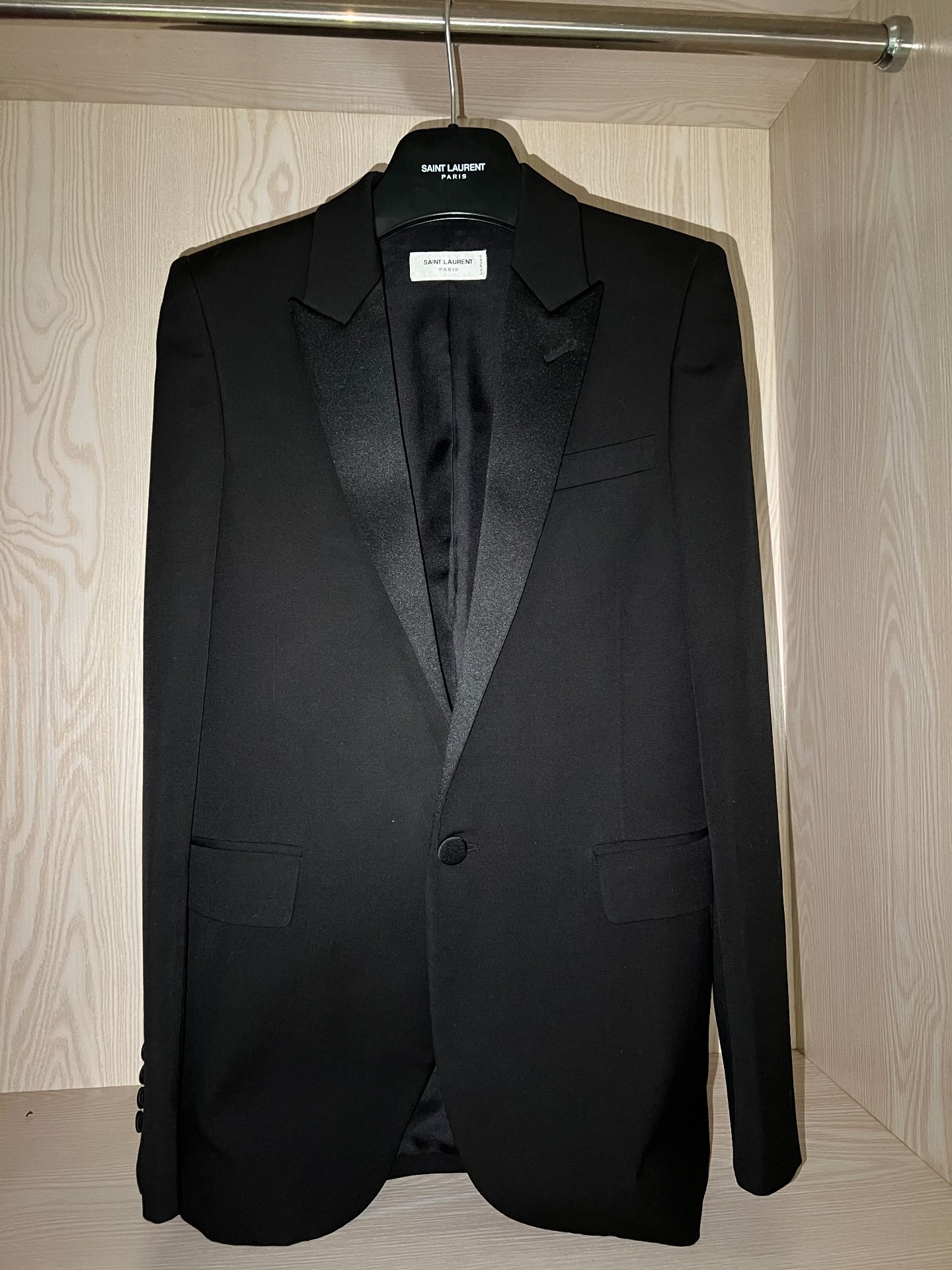 Saint Laurent 21FW Black Smoking Blazer