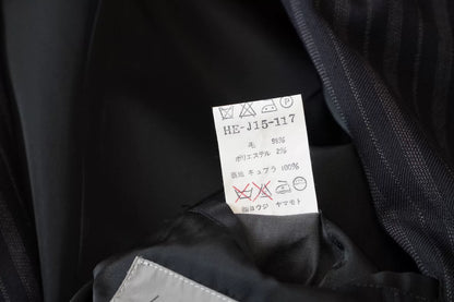 yohji yamamoto double-breasted pinstripe jacket