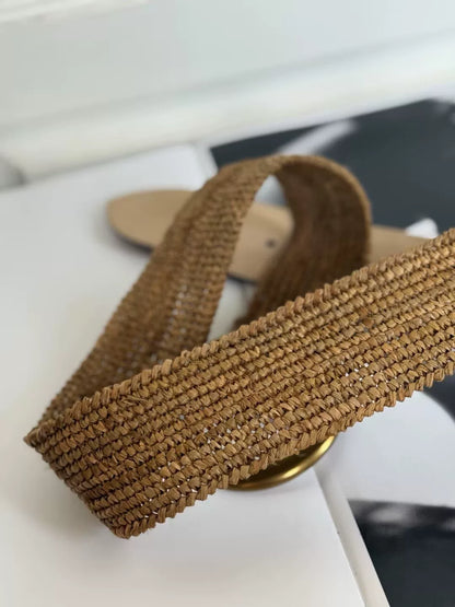 POLO Ralph Lauren Straw Leather Belt