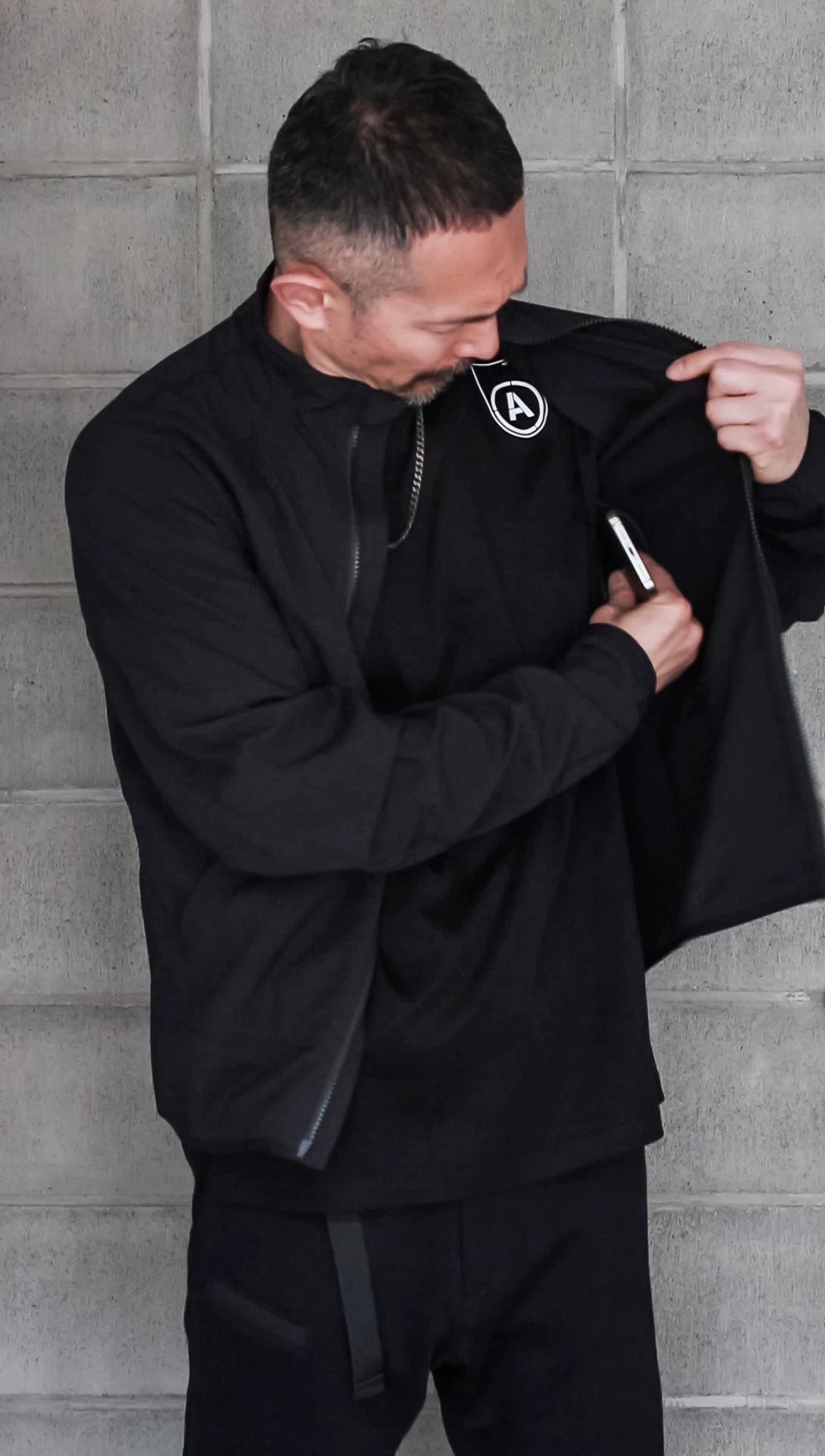 acronym j97 waterproof nylon jacket black