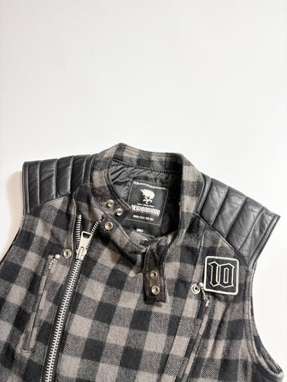 Neighborhood NBHD Patchwork Biker Vest