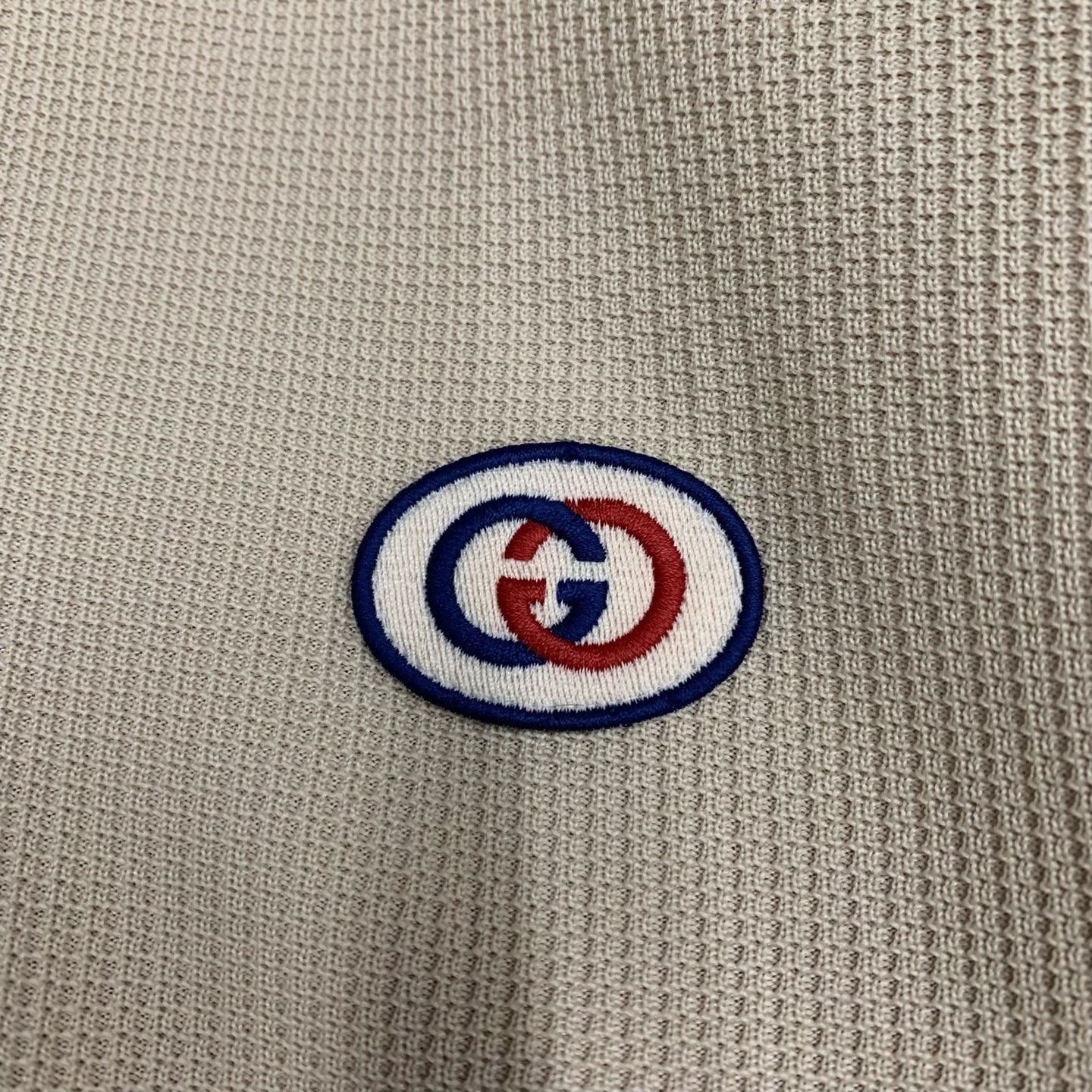 gucci khaki knit hoodie sweatshirt medium size